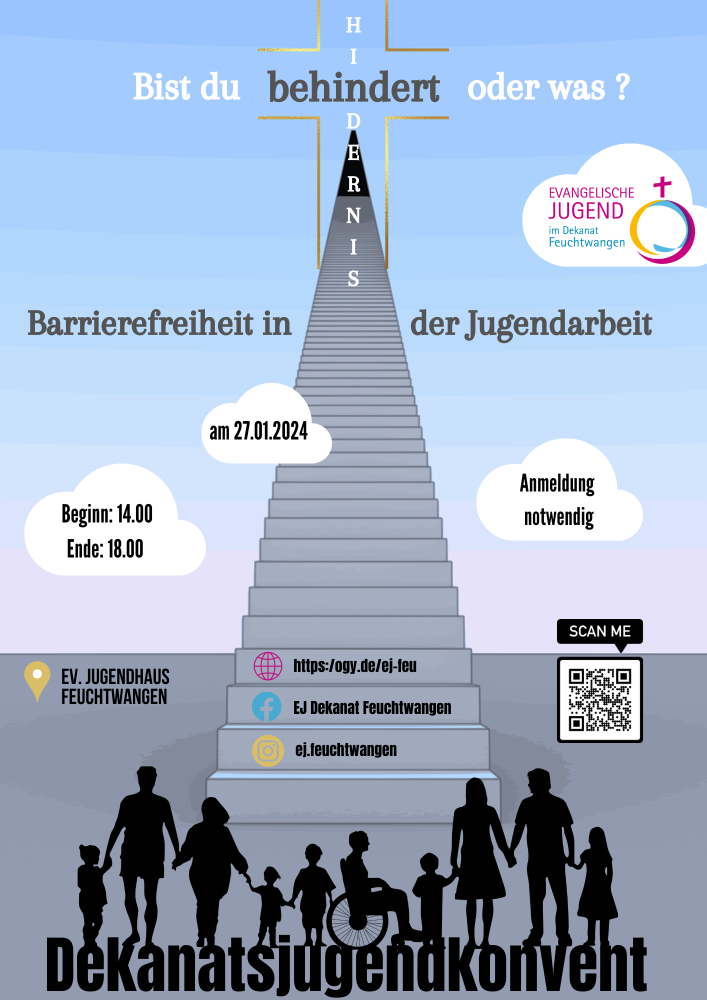 EJ Plakat Konvent 2024 Barrierefreiheit Feuchtwangen
