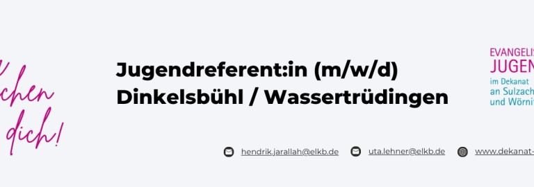 Jugendreferent:in (m/w/d)