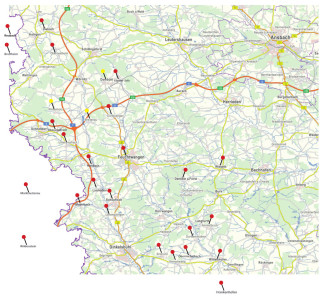 Altes Dekanatsgebiet Feuchtwangen