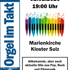 Orgel im Takt am 1. Januar 2026