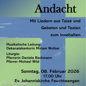 Taizeandacht am 8. Febrauar 2026