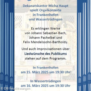 Orgelkonzert im Dekanat