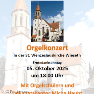 Orgelkonzert in Wieseth